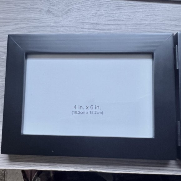 New - Two Opening Hinged Black Picture Frame - Picture 3 of 3
